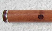 Standard keyless Martin Doyle traditional style flute made from New Zealand Kanuka wood.